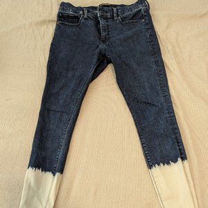 Skinny jean two tone
